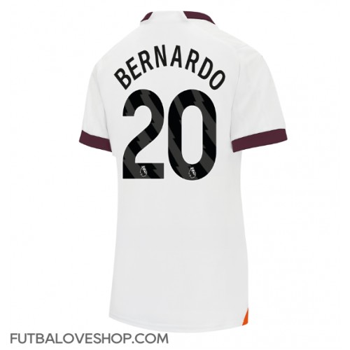 Dres Manchester City Bernardo Silva #20 Preč pre Ženy 2023-24 Krátky Rukáv